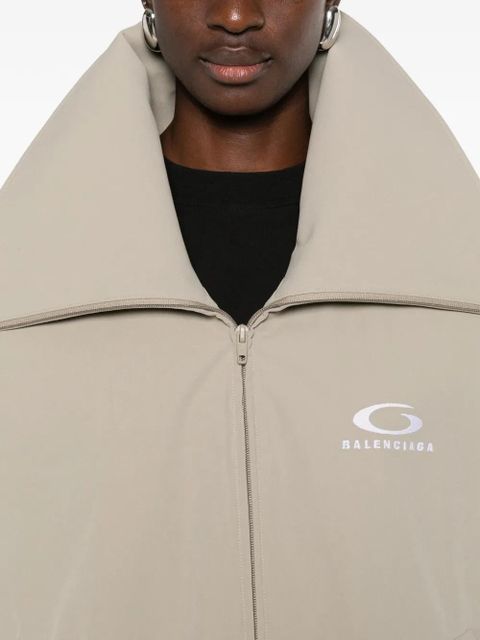 Balenciaga logo zip jacket - Neutrals - zdjęcie produktu nr 2