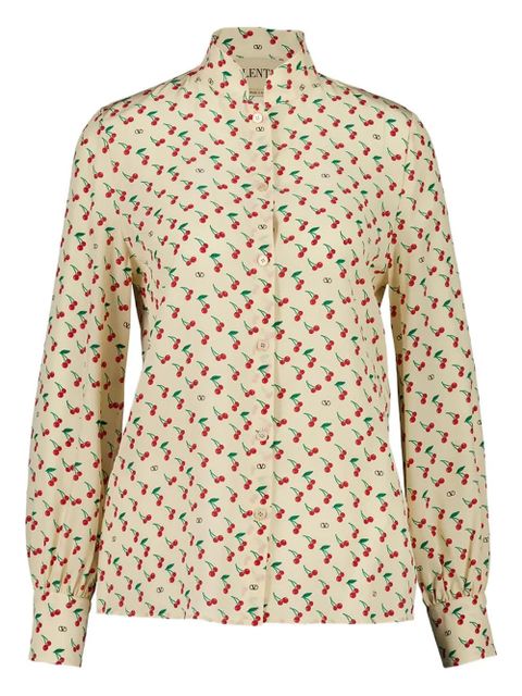 Valentino Garavani Cherryfic-print shirt - Neutrals - zdjęcie produktu nr 1