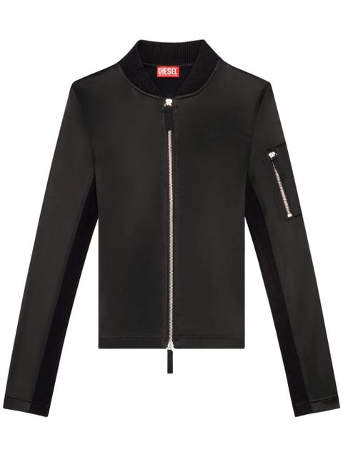 Diesel T-Opun logo-embroidered jacket - Black - zdjęcie produktu nr 1