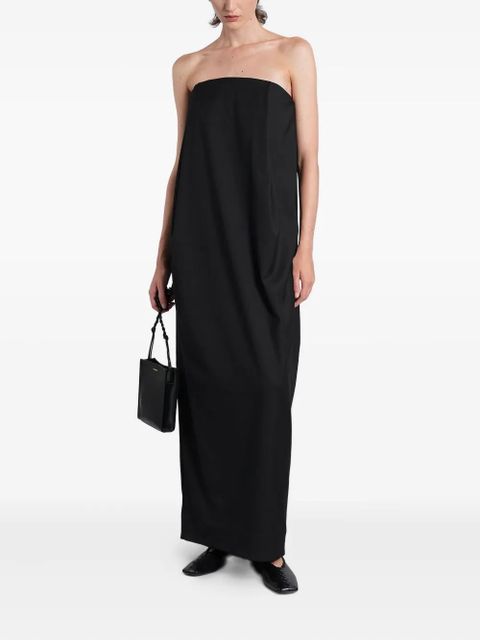 ENTIRE STUDIOS strapless pleated maxi dress - Black - zdjęcie produktu nr 2
