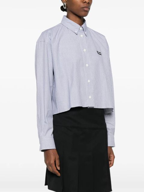 Miu Miu button-fastening shirt - Blue - zdjęcie produktu nr 2