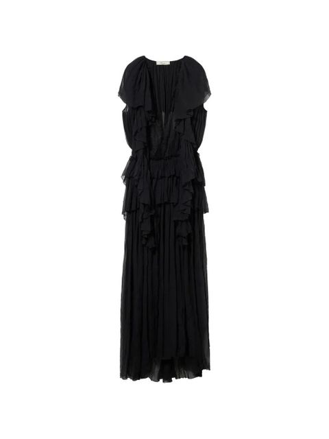 Blumarine ruffled lace dress - Black - zdjęcie produktu nr 1