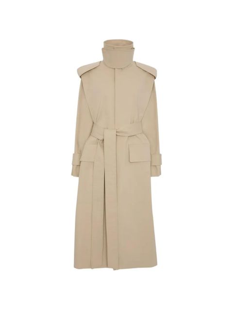 Victoria Beckham Philippa belted trench coat - Neutrals - zdjęcie produktu nr 1