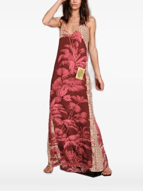Johanna Ortiz Tropical Harmony printed maxi dress - Red - zdjęcie produktu nr 2