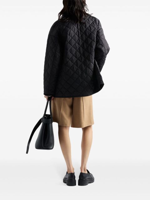 Prada pleat-detailing shorts - Brown