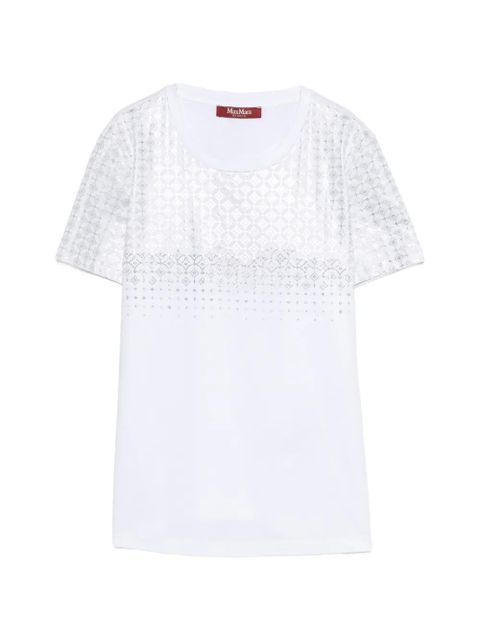 Max Mara geometric pattern T-shirt - White - zdjęcie produktu nr 1