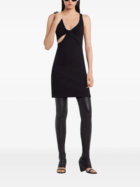 Courrèges Twist 90's mini dress - Black