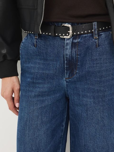 Medicine jeansy damskie kolor granatowy