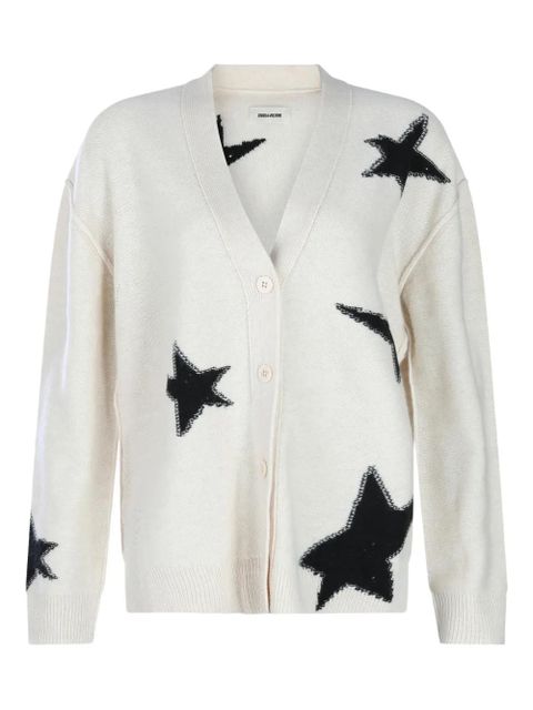 Zadig&Voltaire star button cardigan - White - zdjęcie produktu nr 1