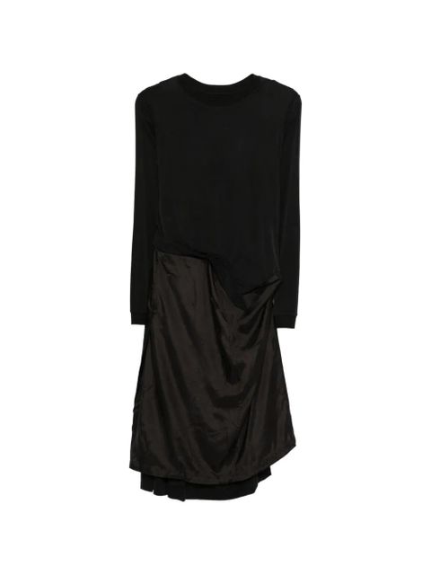 Maison Margiela draped dress - Black - zdjęcie produktu nr 1
