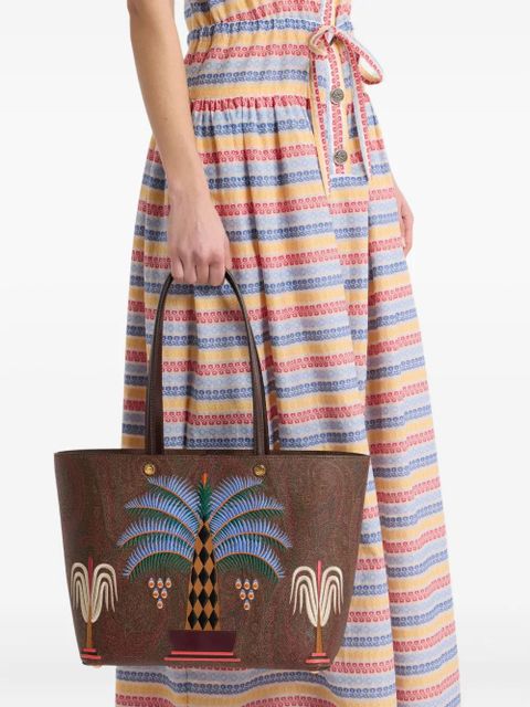 ETRO x Agostino Iacurci medium Essential tote bag - Brown