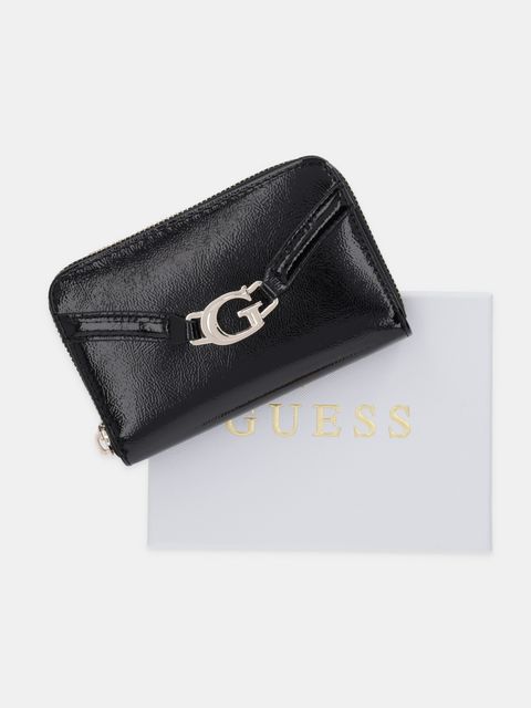 Guess portfel DEA damski kolor czarny SWTG79 93140