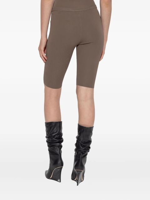 ENTIRE STUDIOS ribbed shorts - Brown