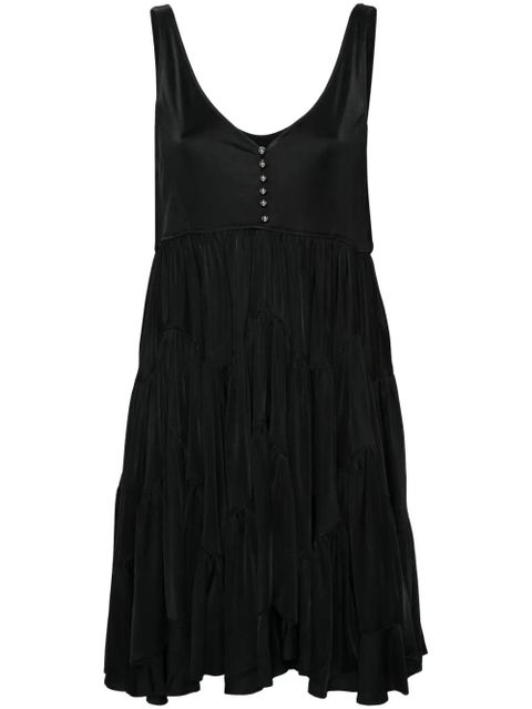 Lanvin sleeveless tiered dress - Black - zdjęcie produktu nr 1
