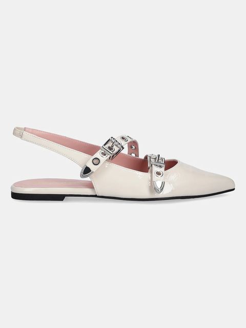 Pretty Ballerinas baleriny Ella kolor beżowy z odkrytą piętą 52095_A - zdjęcie produktu nr 2