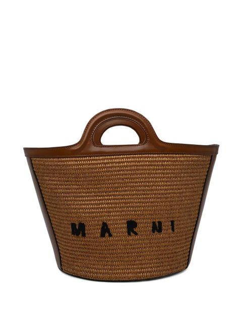 Marni small Tropicalia tote bag - Brown - zdjęcie produktu nr 1