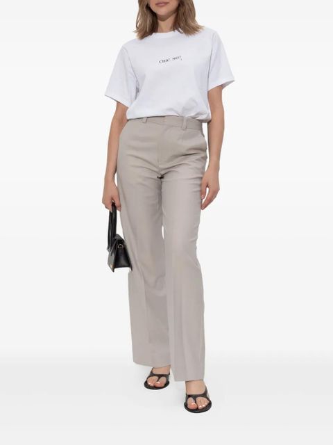 Victoria Beckham wide-leg trousers - Neutrals