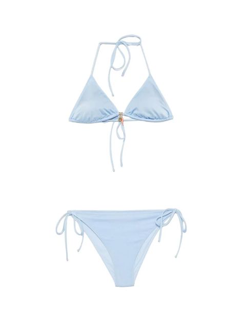 MC2 Saint Barth Leah charm-embellished bikini - Blue - zdjęcie produktu nr 1