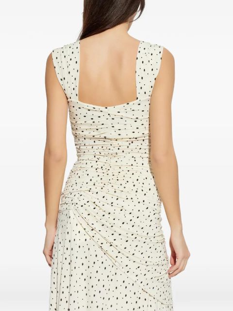 ISABEL MARANT Gemina polka-dot top - Neutrals