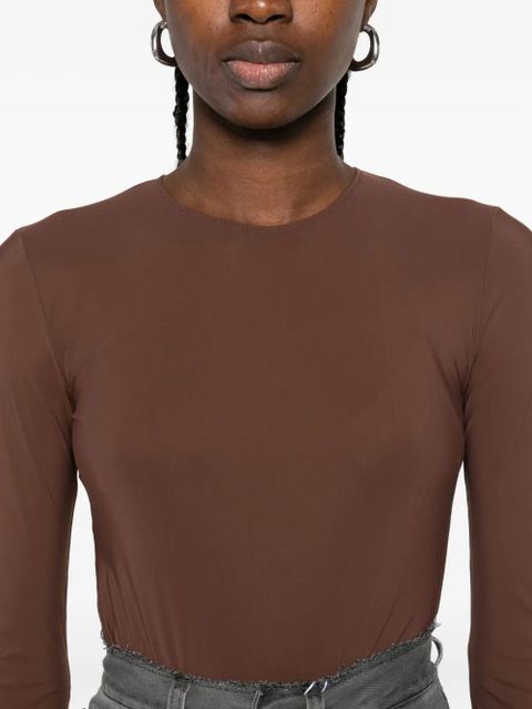 Maison Margiela long-sleeve bodysuit - Brown