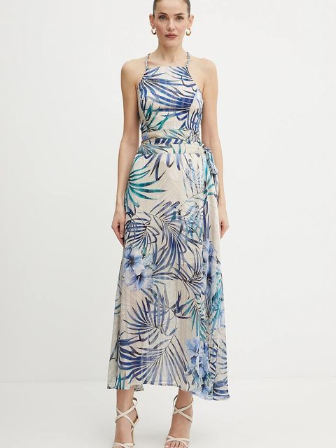 Guess bluzka GAELLE damska kolor niebieski wzorzysta W5GH74 WH9Z2 - zdjęcie produktu nr 2