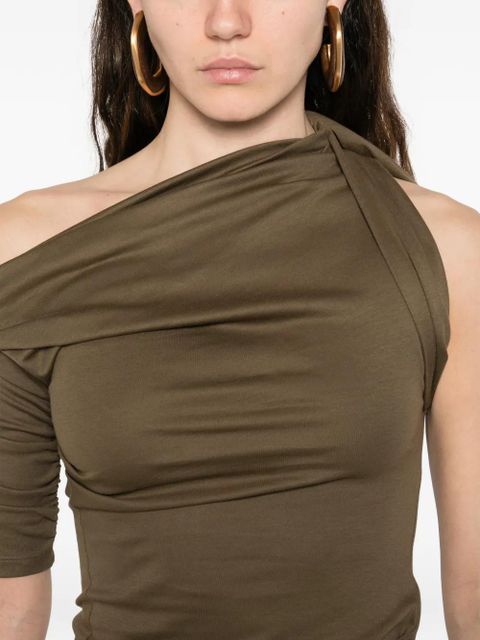 Jacquemus draped maxi dress - Green