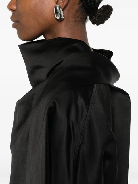 TOTEME cowl-neck blouse - Black