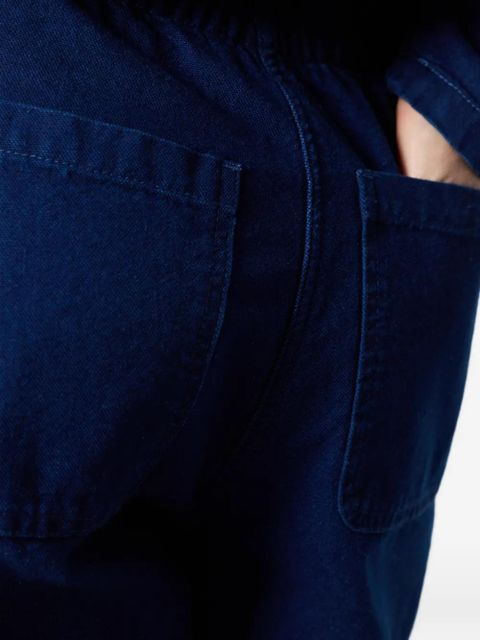 American Vintage Comow elasticated-waistband trousers - Blue