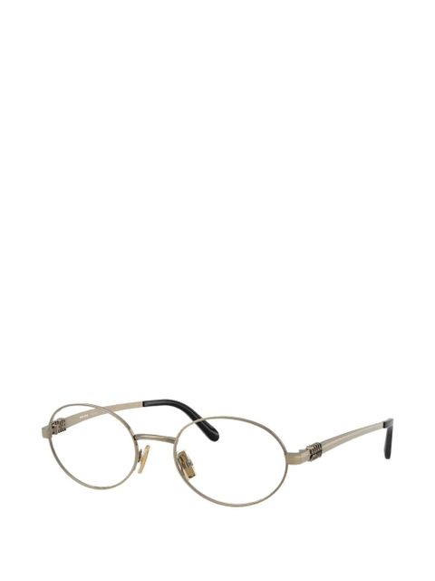 Miu Miu round-frame glasses - Gold - zdjęcie produktu nr 2