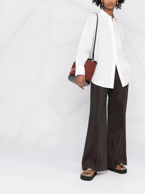 Chloé broderie anglaise linen shirt - White