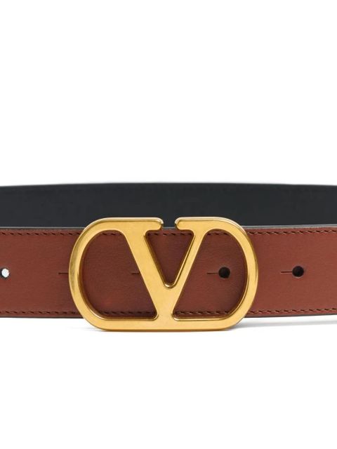 Valentino Garavani 30mm VLogo Signature belt - Brown