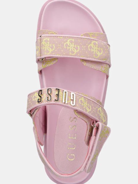 Guess sandały FADISON damskie kolor różowy FLJFDS FAL03