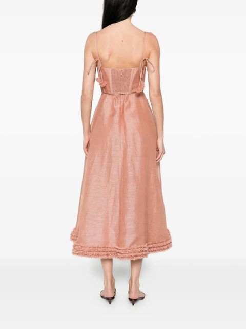ZIMMERMANN Luna ruffled dress - Pink