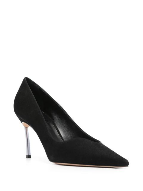 Casadei 90mm Superblade Suede pumps - Black - zdjęcie produktu nr 2