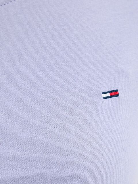 Tommy Jeans t-shirt bawełniany damski kolor fioletowy DW0DW20459
