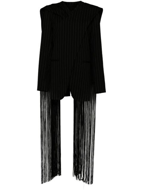 Jean Paul Gaultier fringed blazer - Black - zdjęcie produktu nr 1