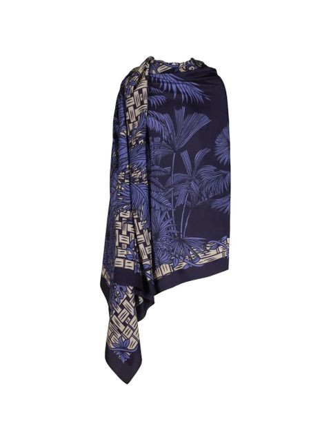 Johanna Ortiz Harmonic Garden scarf - Blue