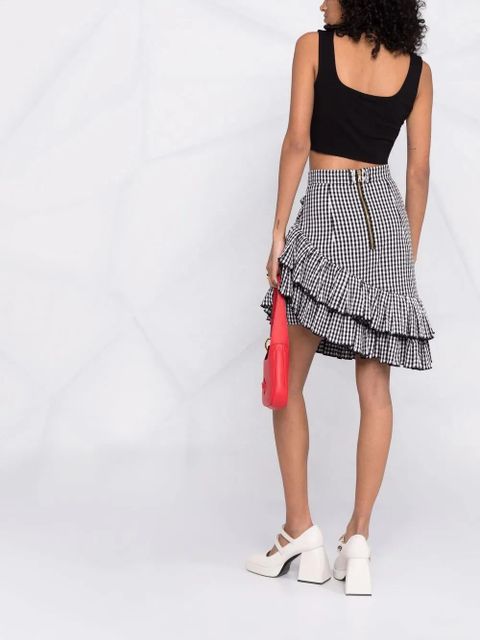 MANURÍ Miss Jane sleeveless cropped top - Black