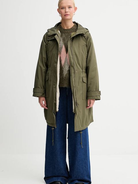 Levi's parka kolor zielony przejściowa 004GS