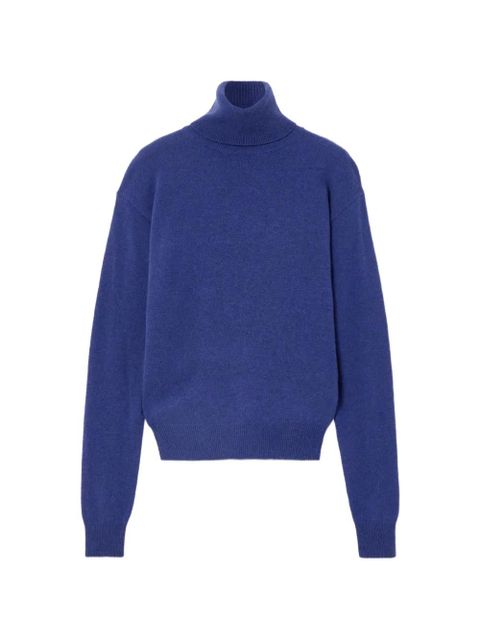 Saint Laurent turtleneck sweater - Blue - zdjęcie produktu nr 1