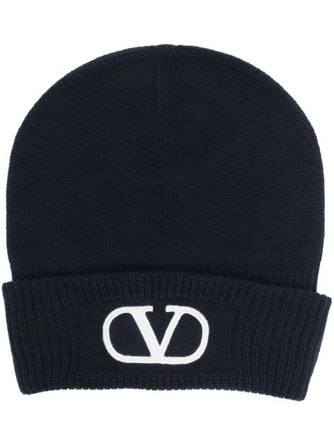 Valentino Garavani VLogo Signature hat - Blue - zdjęcie produktu nr 1