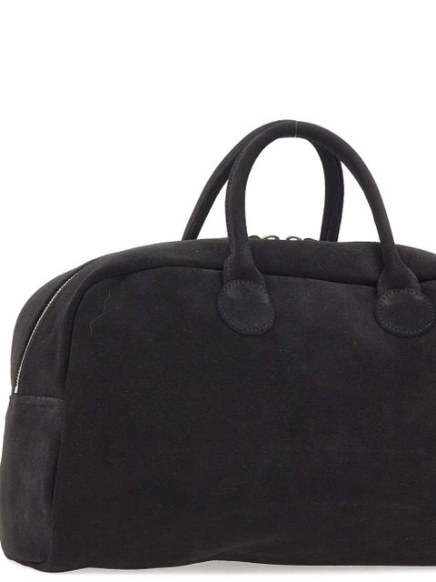 Marge Sherwood Soft Bowling suede tote bag - Black
