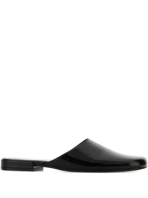 The Row Penelope leather mules - Black - zdjęcie produktu nr 1