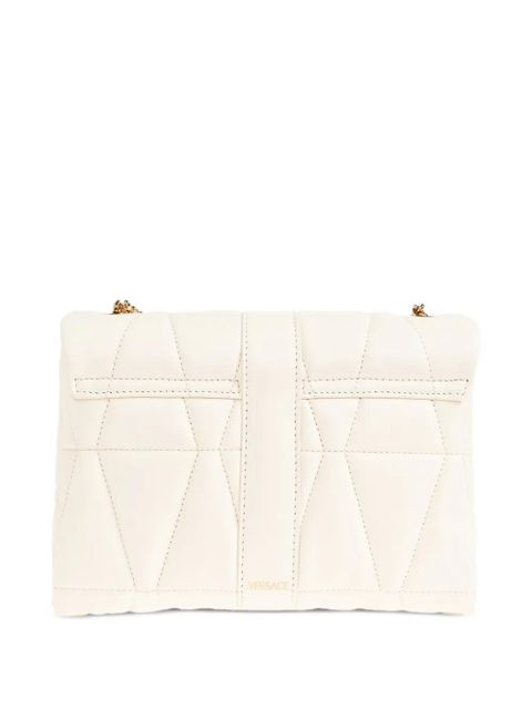 Versace chain leather tote bag - Neutrals