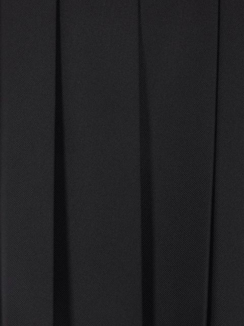 Comme Des Garçons pleated buckled dress - Black