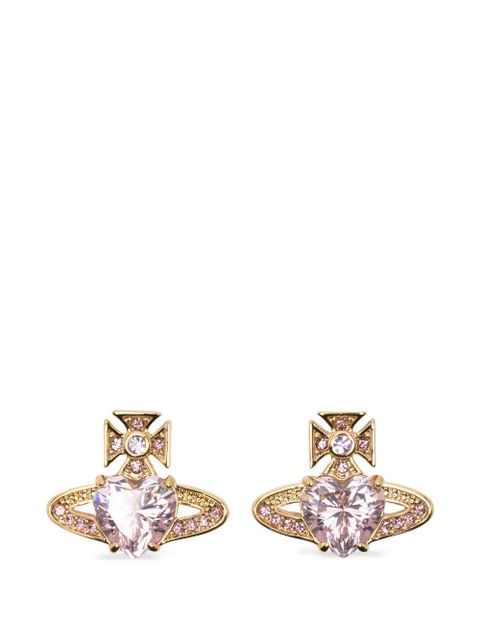 Vivienne Westwood Ariella heart-stud earrings - Gold