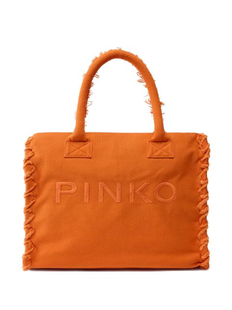 PINKO fringed beach bag - Orange - zdjęcie produktu nr 1
