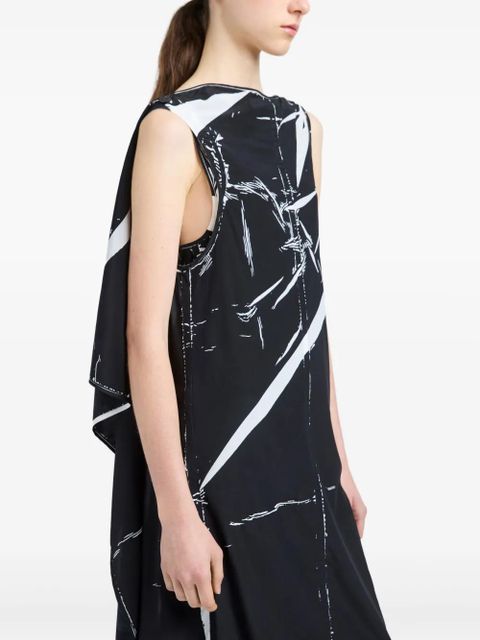 Proenza Schouler Ondine midi dress - Black