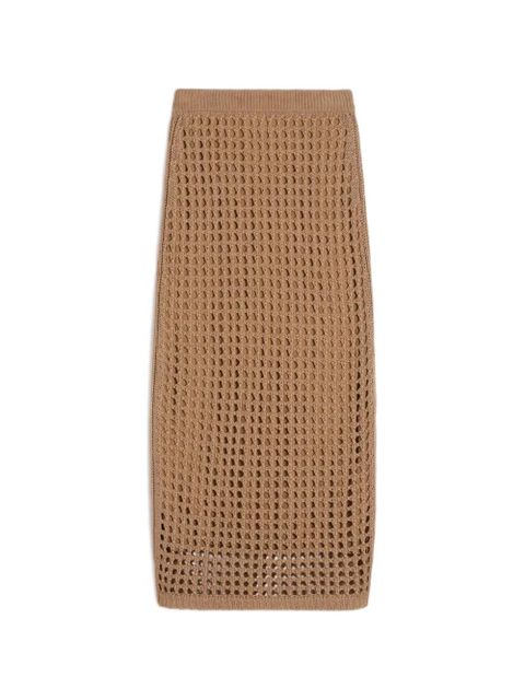 Max Mara openwork knitted skirt - Neutrals - zdjęcie produktu nr 1