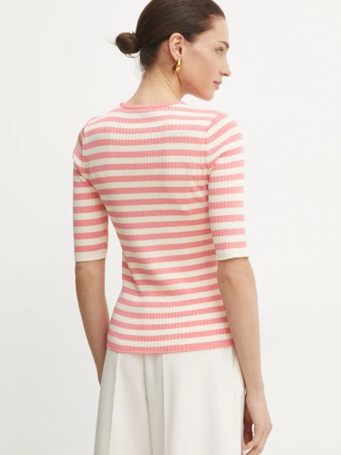 Twinset sweter damski kolor beżowy lekki 251TP3470